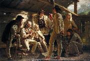 Wojciech Gerson The shepherd's concert oil painting